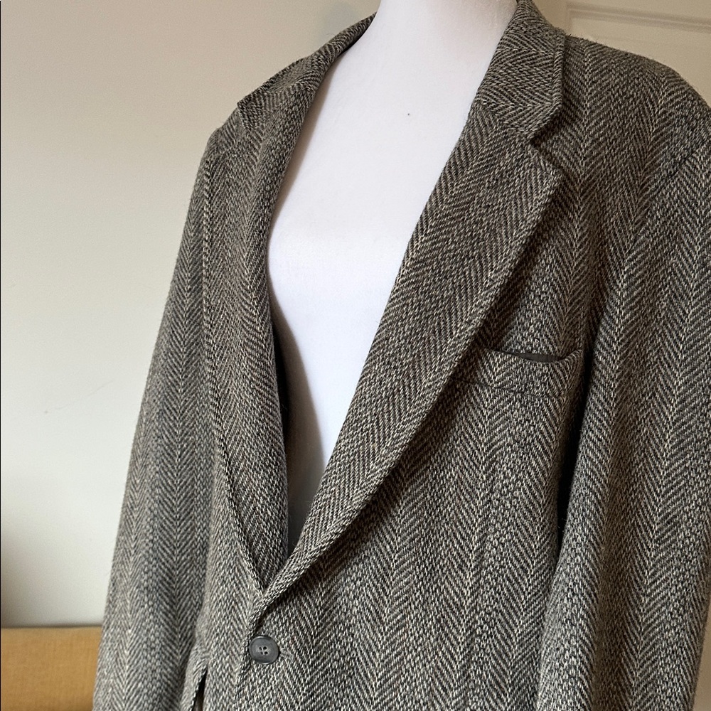 Vintage Levi's Menswear Brown/gray herringbone 100% Jacket